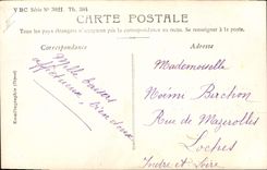 VINTAGE POSTCARD Theater Demongey Woman