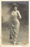VINTAGE POSTCARD Theater Woman Parisiana De Roncy