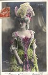 VINTAGE POSTCARD Theater Woman Jancy Cicada