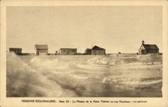 VINTAGE POSTCARD Polar Eskimo Missions the mission of the small Therese to the Eskimo course View