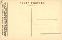 VINTAGE POSTCARD Polar Missions of Extreme North Mission of the nativity on the lake Athabaska