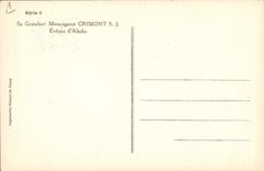 POSTAL de la VENDIMIA polar su obispo de Crimont del Monseigneur del tamaño de los perros de Alaska