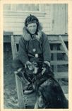 VINTAGE POSTCARD Polar the missionary and his faithful companion Ring Arctic Alaska