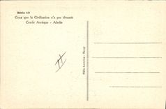 CPA Polaire Cercle arctique Alaska Ceux que la civilisation n'a pas desaxes