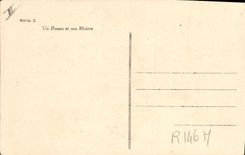 CPA Polaire Un renne et son maitre