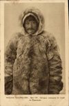 VINTAGE POSTCARD Polar Eskimo Missions Sirk Oguar travelling companion of the missionary