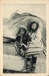 VINTAGE POSTCARD Polar Its treasure at the Eskimos of the Arctic Ocean Alaska