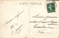 CPA Polaire Deux amis Un Esquimau et son renne