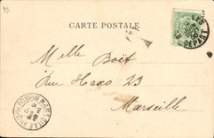 VINTAGE POSTCARD Fantasy Illustrator the village of Knocke Windmill