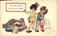 CPA Fantaisie Illustrateur Enfants