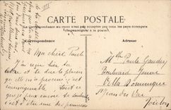 CPA (dessin la main) Barque