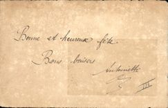 CPA (dessin la main) Fleurs