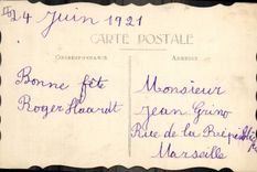 CPA (dessin la main) Fleurs