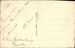 CPA (dessin la main) Bonne annee