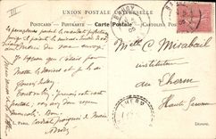 CPA (dessin la main) Fleurs