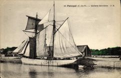 CPA Bateau de peche Paimpol Goelette islandaise