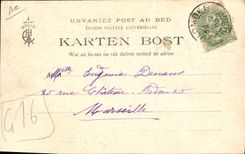 CPA Bateau de peche Les quais de Paimpol Le jour de la benediction des Goelettes d'Islande