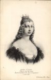 CPA Marie d'Anjou Fille du bon roi Rene