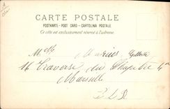CPA Escargot Enfant Samaritaine Marseille Enfant