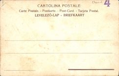 CPA Chiens Chien Chasse a courre Cavalier Cheval