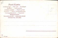 CPA Chiens Chien Chasse a courre Cavalier Cheval