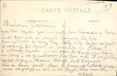 CPA Militaria En Champagne Une rue de Souain Spahis Marocains