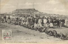 CPA Militaria Taourirt Maroc Oriental Le camp des Spahis 