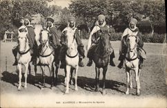 CPA Militaria Algerie Manoeuvre de Spahis 