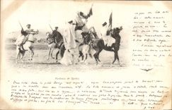 CPA Militaria Fantasia de Spahis 
