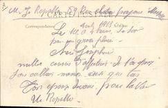 POSTAL Militaria Ribecourt Campeement de Spahis Morrocans de la VENDIMIA