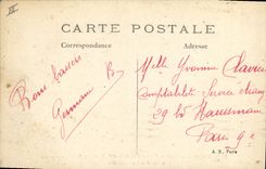 Convoy de Militaria de la POSTAL de la VENDIMIA de Spahis Morrocans que cruza el taladro de Compiegne