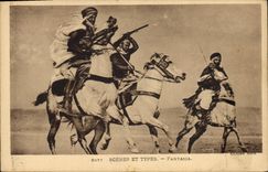 CPA Militaria Fantasia Spahis