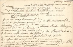 VINTAGE POSTCARD Fantasy the Moon Woman First district