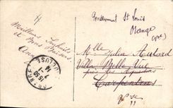 CPA Fantaisie Lune Enfants