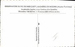 CPM Observatoire du Pic du Midi Bagneres de Bigorre La planete Jupiter avec l'ombre d'un satellite