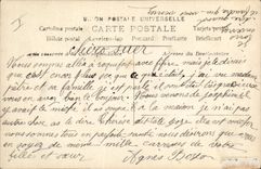 VINTAGE POSTCARD Fantasy the Moon Woman the honeymoon