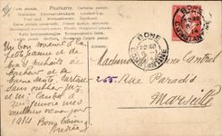 VINTAGE POSTCARD Theater Woman