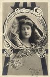 VINTAGE POSTCARD Theater Woman D' Aubray