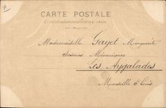 VINTAGE POSTCARD Theater Woman D' Aubray