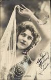 VINTAGE POSTCARD Theater Woman L Piron