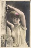 VINTAGE POSTCARD Theater Myriel Woman