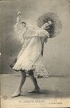 VINTAGE POSTCARD Theater Woman Miss Leonette Roberty