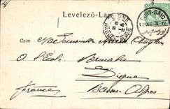 VINTAGE POSTCARD Theater Woman Gazdy Aranka