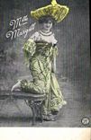 VINTAGE POSTCARD Theater Woman Miss Margill