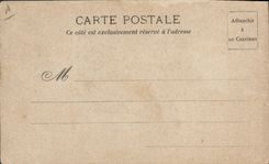 VINTAGE POSTCARD Theater the poet chansonnier Numa Vault