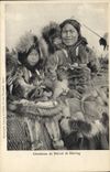 VINTAGE POSTCARD Polar Christian woman of the Strait of Behring