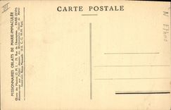 VINTAGE POSTCARD Polar Eskimo Missions Esqsuimau launching the harpoon when the seal appears