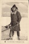 VINTAGE POSTCARD Polar North pole Close to the Arctic Circle a missionary on a journey