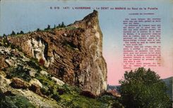 CPA Auvergne la dent du marais ou saut de la pucelle 