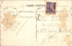 CPA Auvergne la dent du marais ou saut de la pucelle 